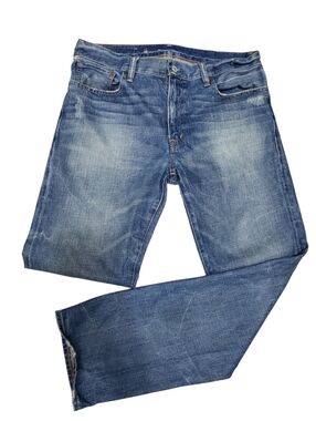 Denim & Supply Ralph Lauren Straight Leg Distressed Men's Jeans Size 34/32